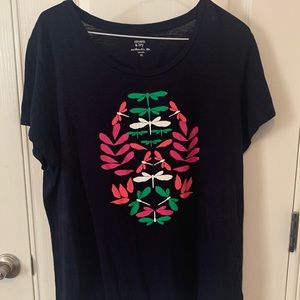 Crown & Ivy Navy Blue tshirt